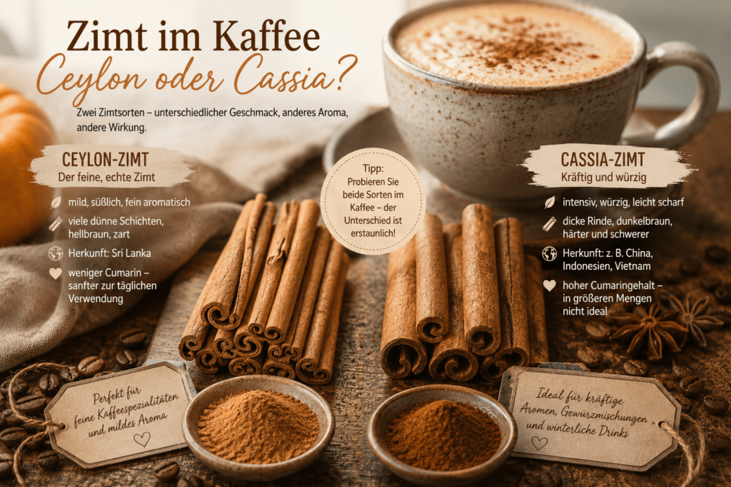 Zimtsorten: süß und aromatisch oder herb und scharf?